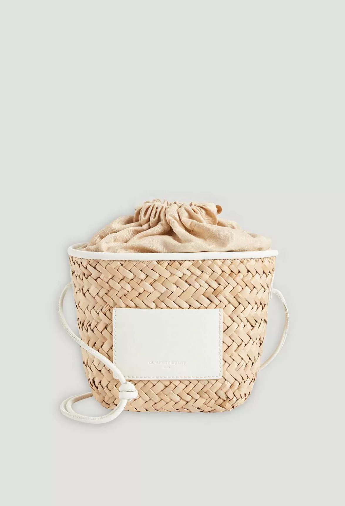 Claudie Pierlot Adryan Small Straw Basket*Women Crossbody Bags