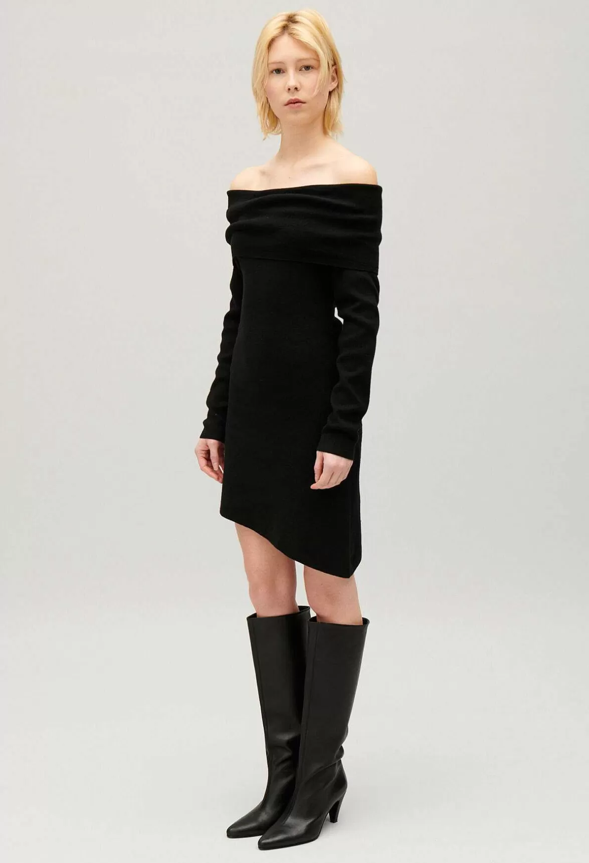 Claudie Pierlot Asymmetric Knitted Dress*Women Dresses