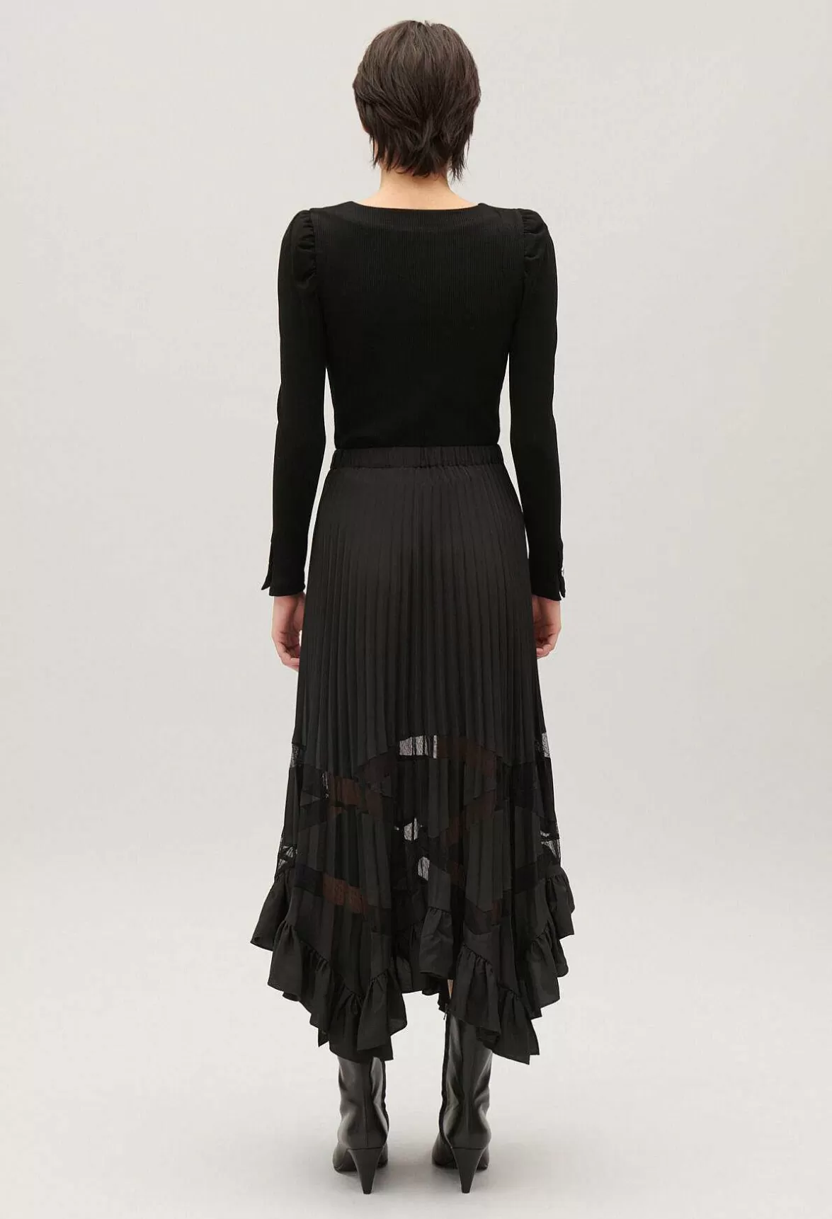 Claudie Pierlot Asymmetrical Pleated Skirt*Women Skirts And Shorts