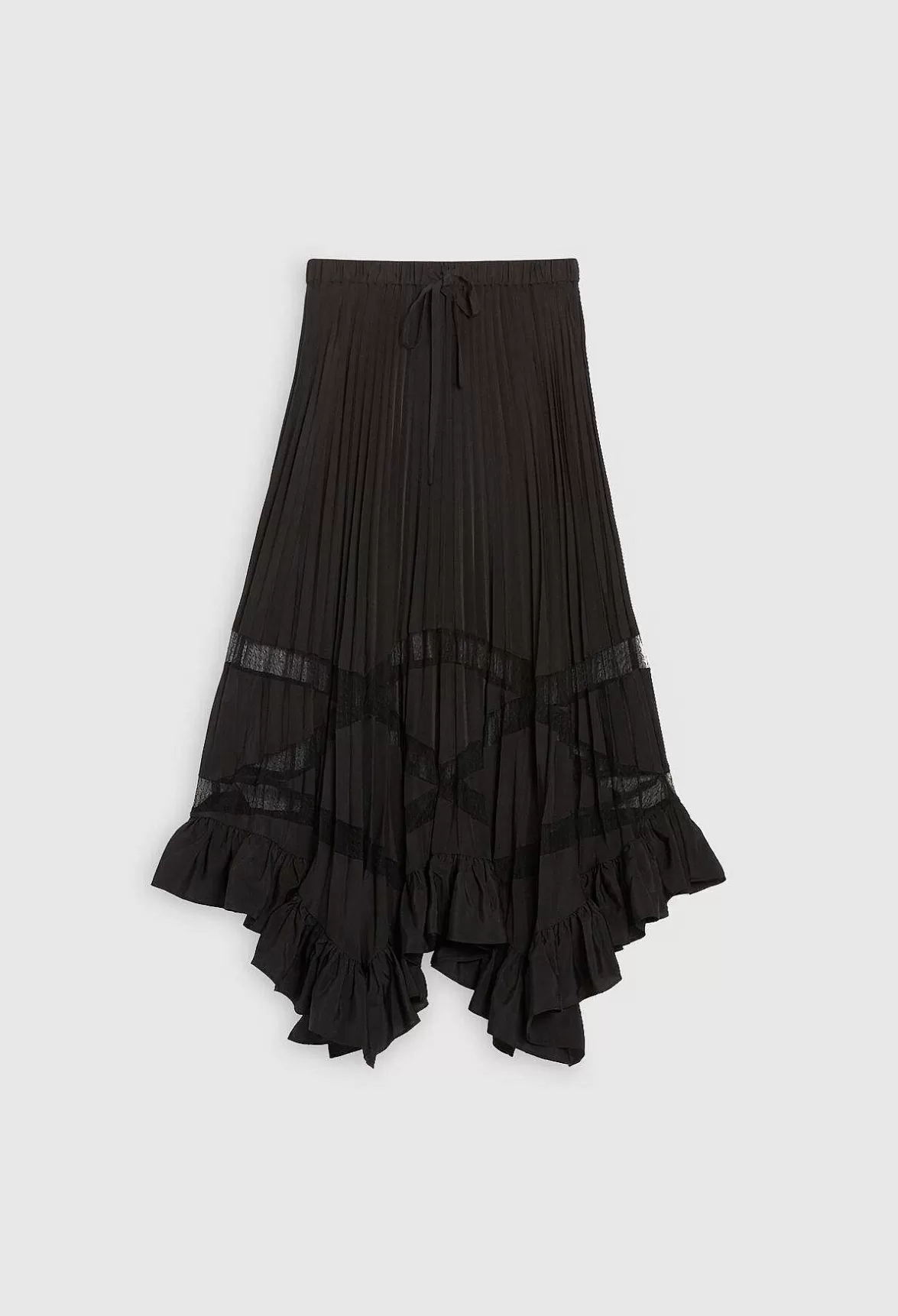 Claudie Pierlot Asymmetrical Pleated Skirt*Women Skirts And Shorts