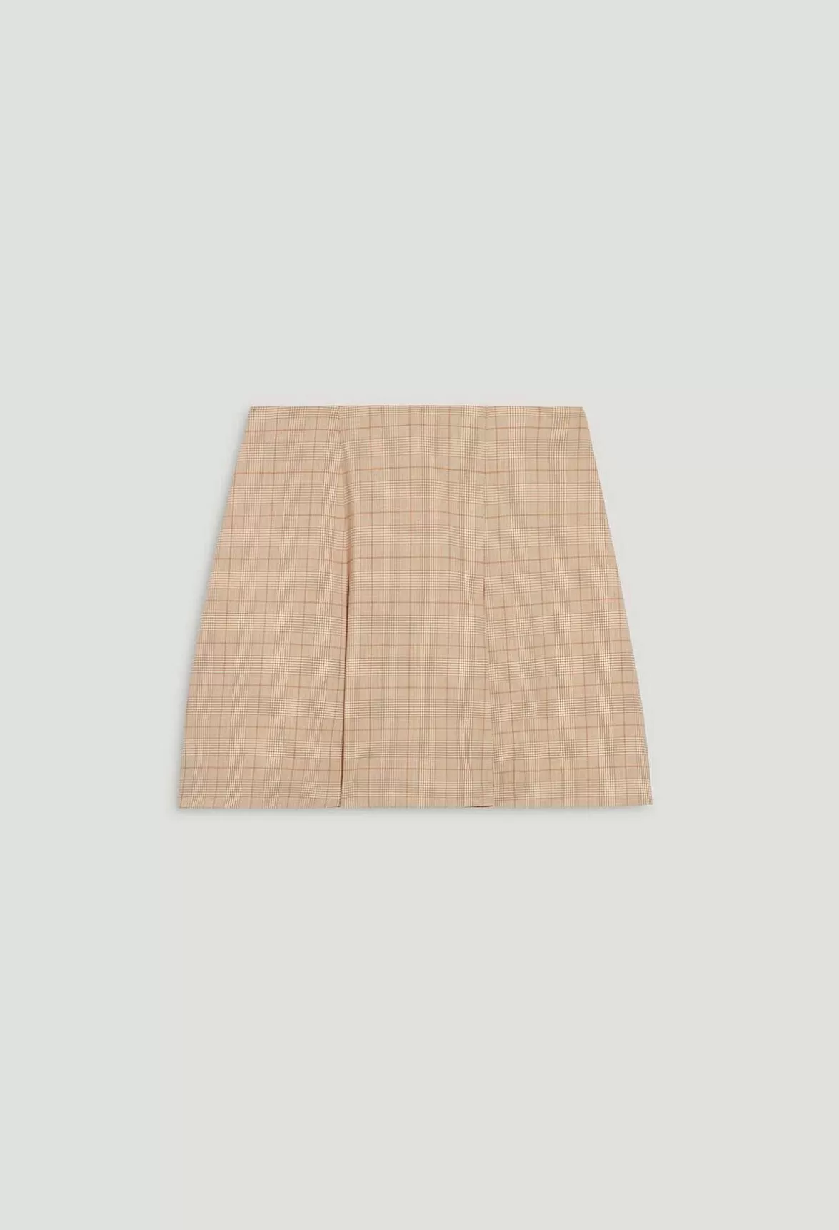 Claudie Pierlot Beige Checked A-Line Skirt*Women Skirts And Shorts