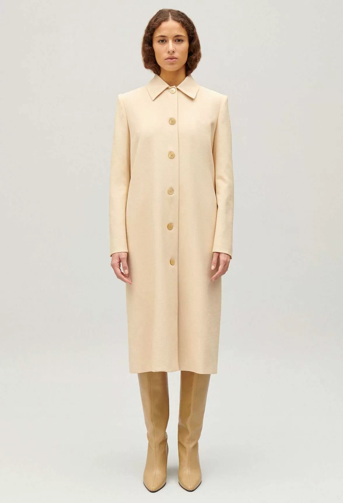 Claudie Pierlot Beige Coat*Women Jackets And Coats