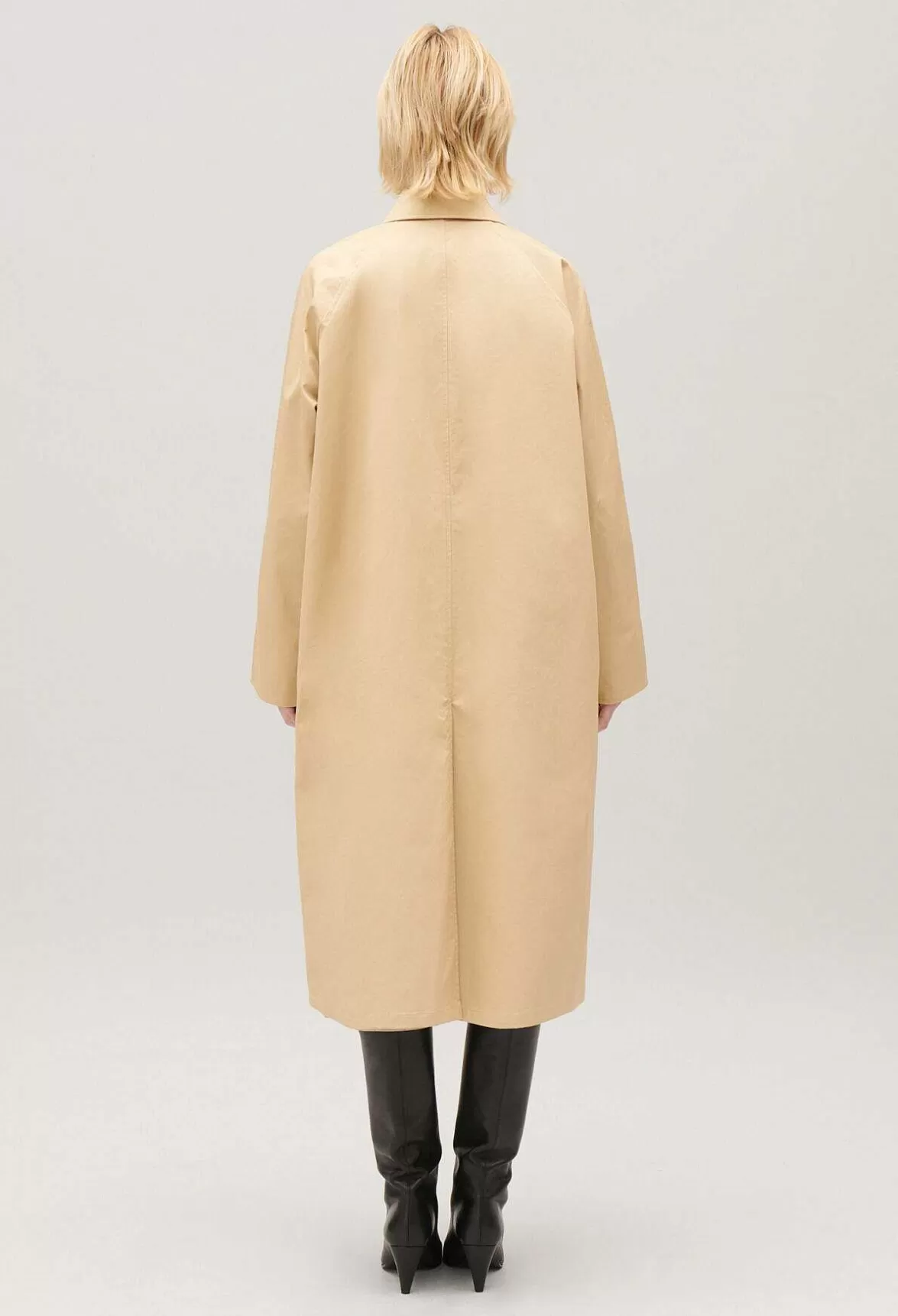 Claudie Pierlot Beige Reversible Mid-Length Coat*Women Jackets And Coats