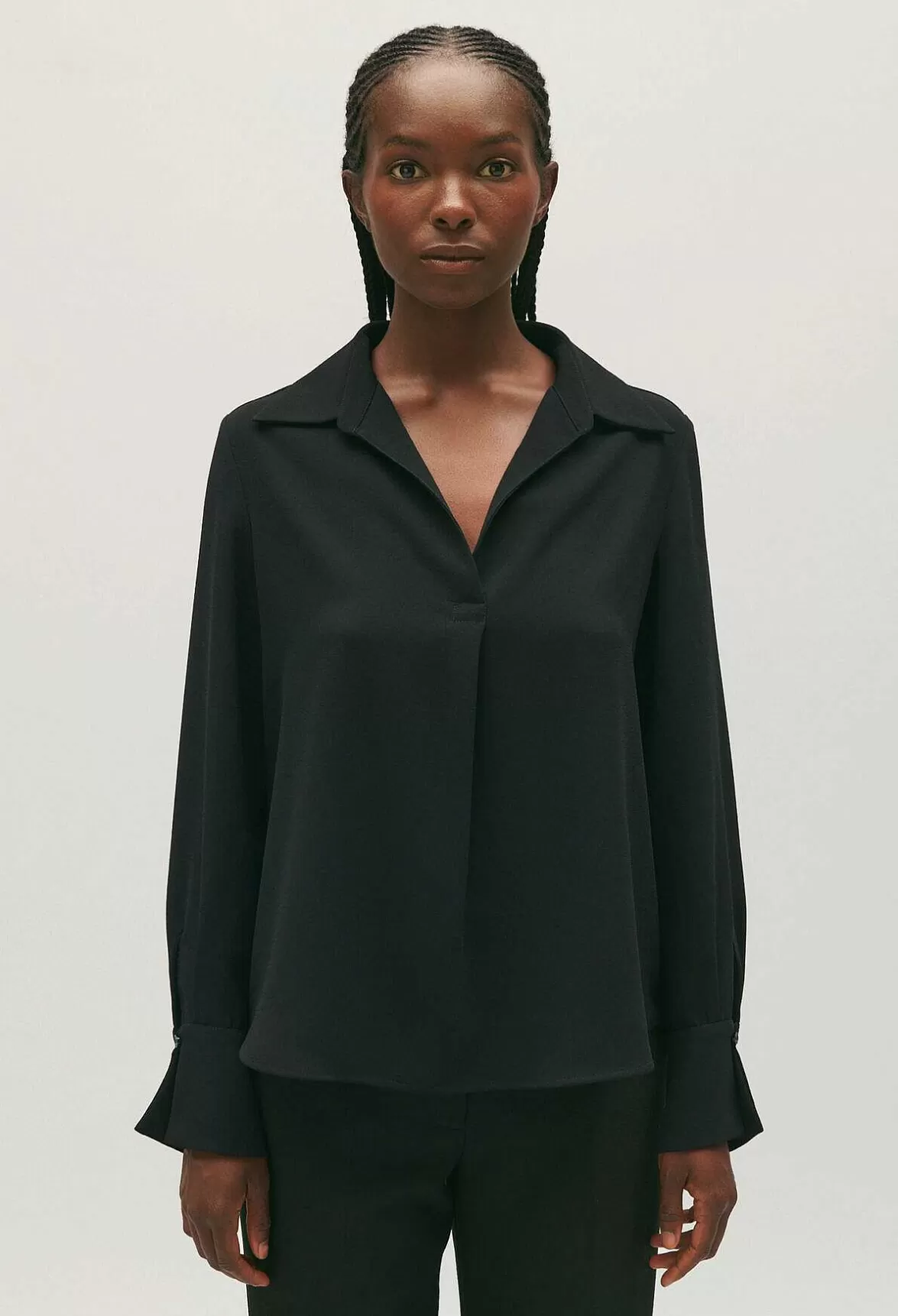 Claudie Pierlot Black Floaty Blouse*Women Tops And Shirts