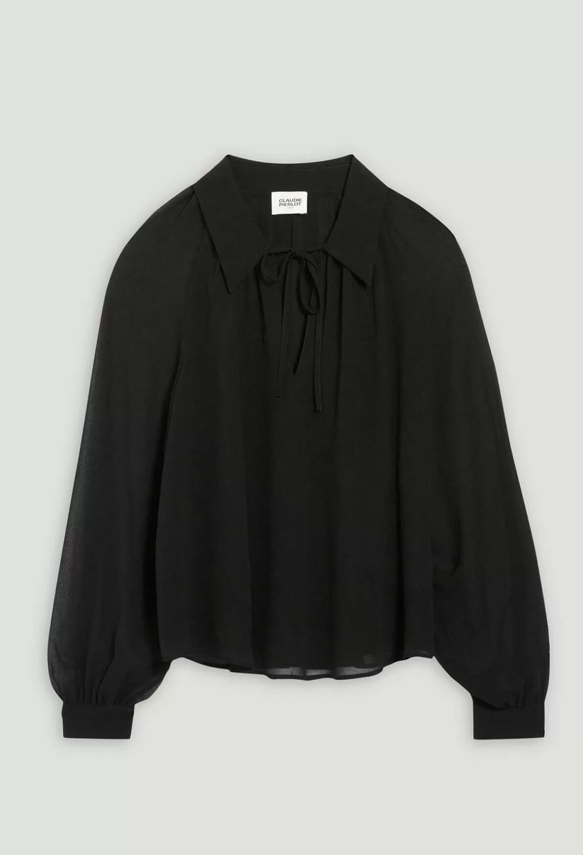 Claudie Pierlot Black Floaty Blouse*Women Tops And Shirts