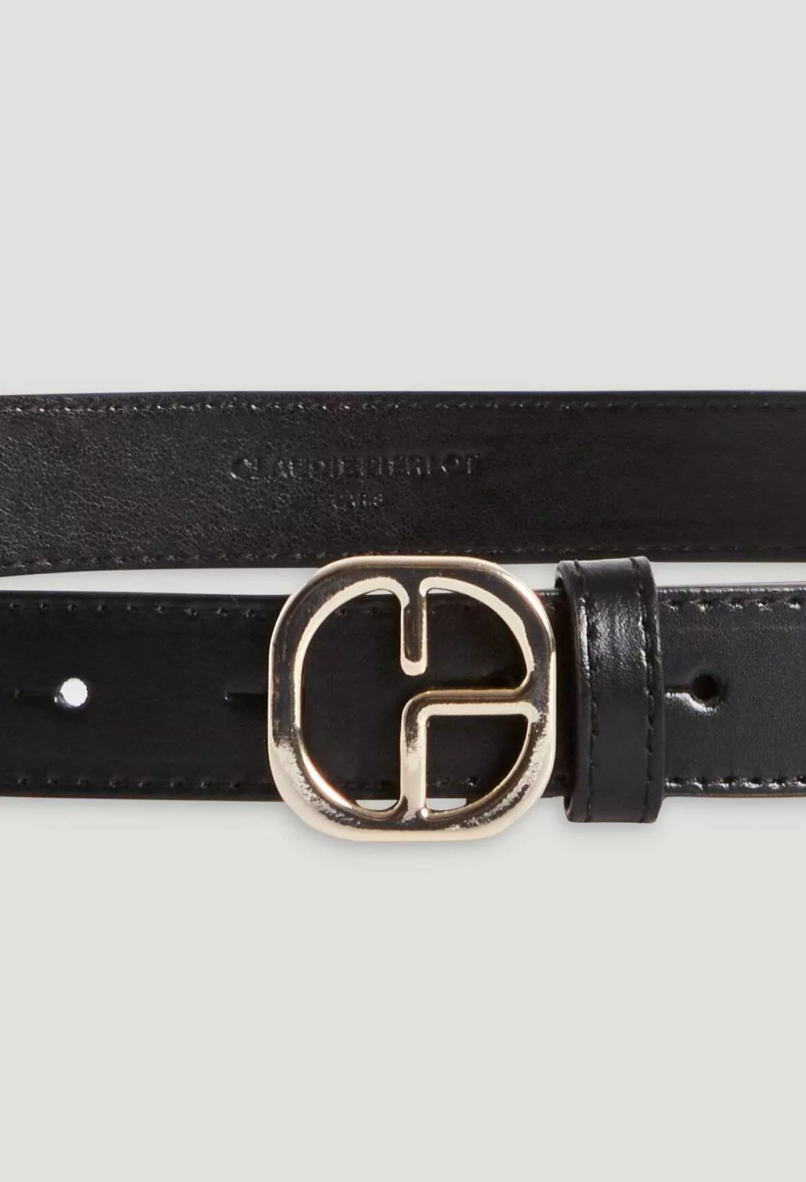 Claudie Pierlot Black Leather Belt*Women Belts