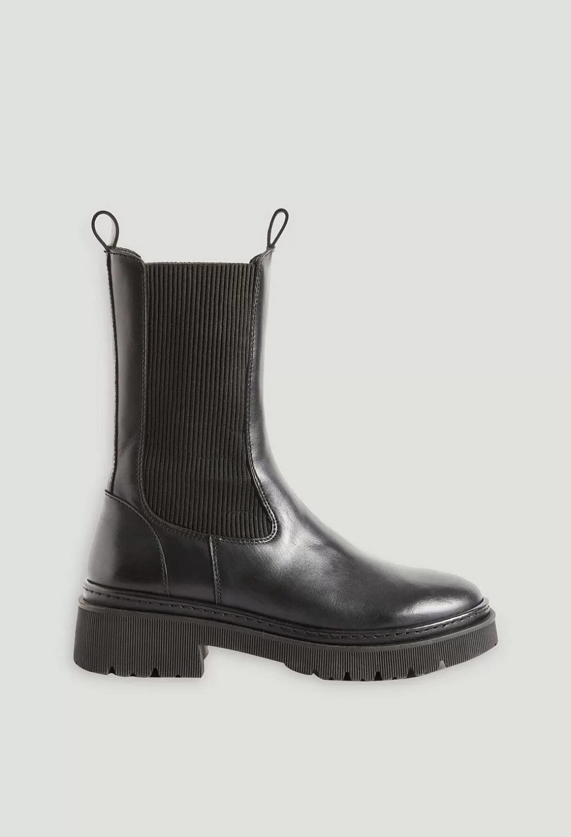 Claudie Pierlot Black Leather Chelsea Boots*Women Booties And Boots