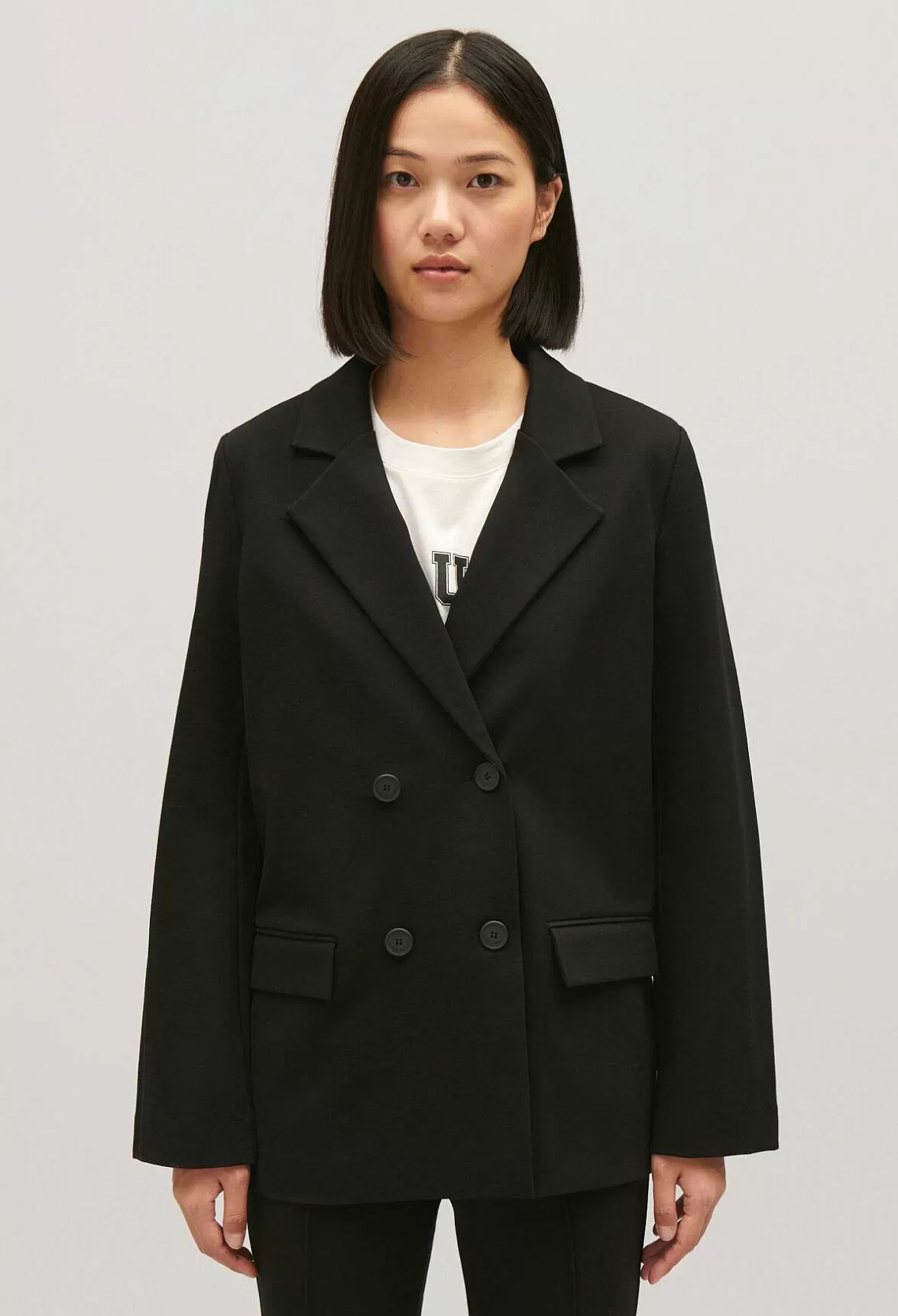 Claudie Pierlot Black Oversized Suit Jacket*Women Blazers