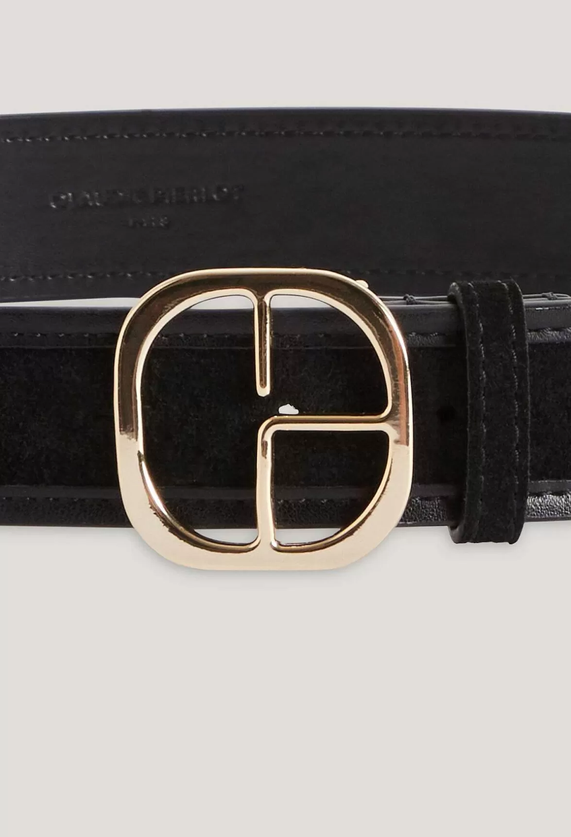 Claudie Pierlot Black Suede Leather Belt*Women Belts