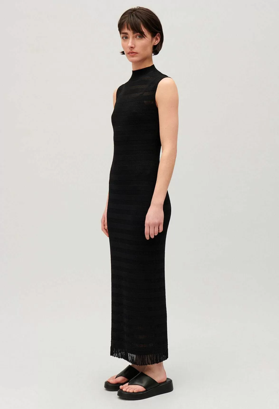 Claudie Pierlot Black Tube Maxi Dress*Women Dresses