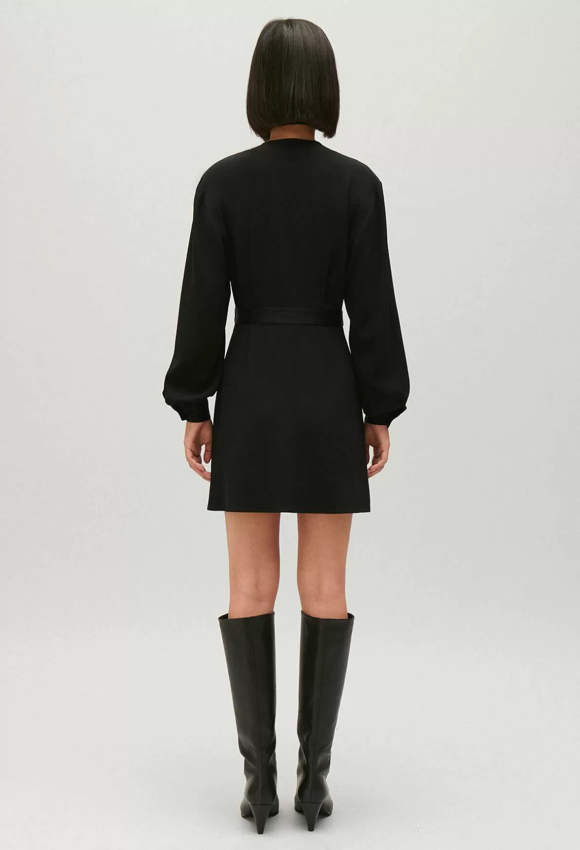 Claudie Pierlot Black Wrap Dress*Women Dresses