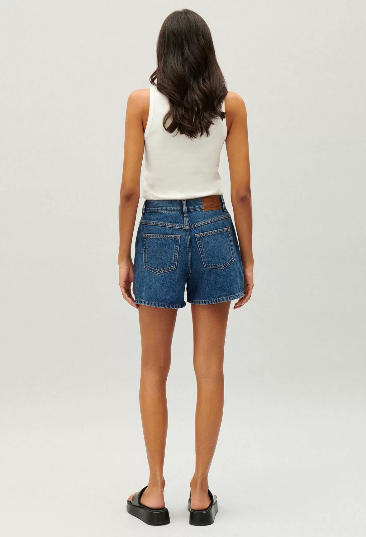 Claudie Pierlot Blue Denim Shorts*Women Skirts And Shorts