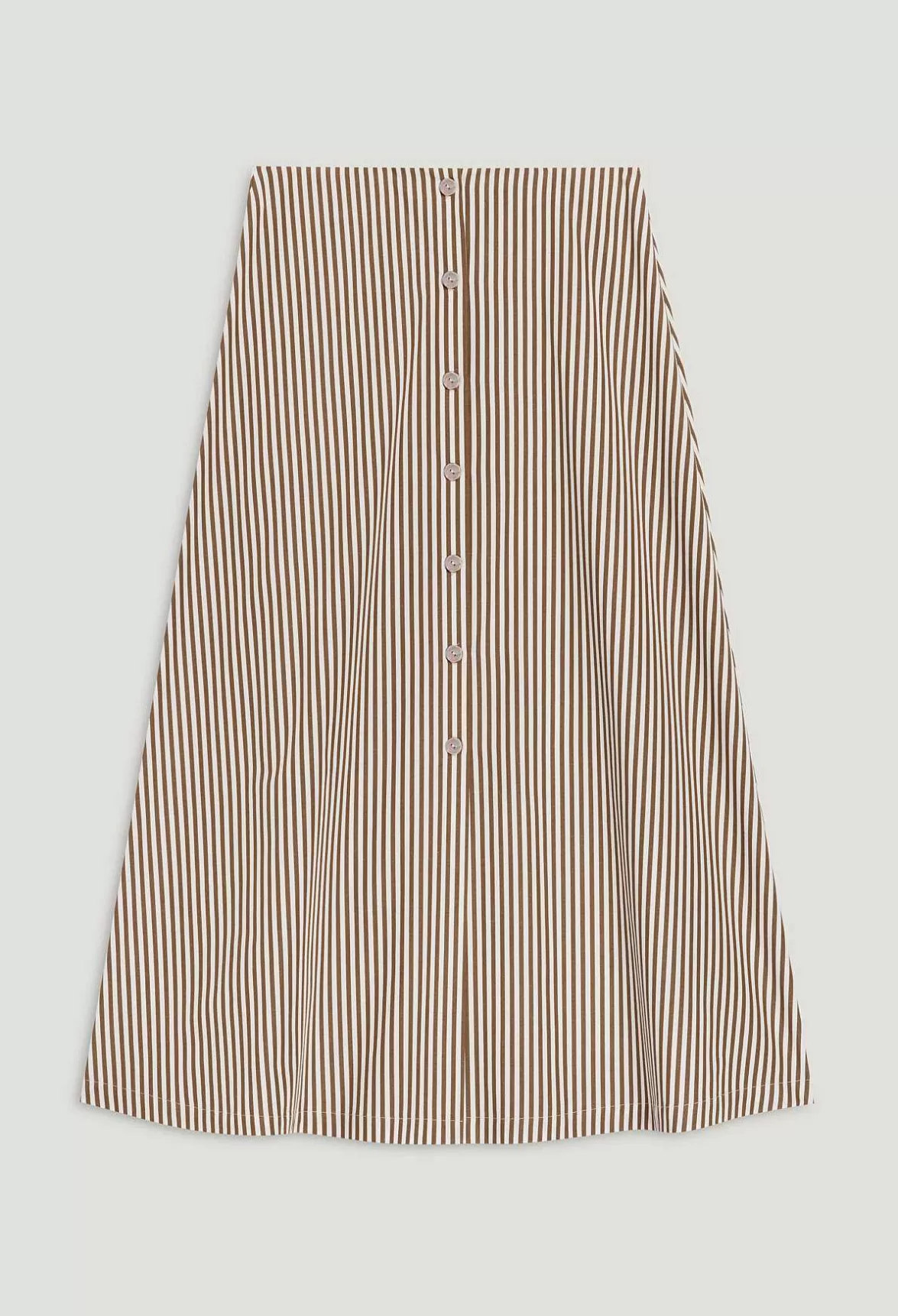 Claudie Pierlot Bronze Striped Midi Skirt*Women Skirts And Shorts