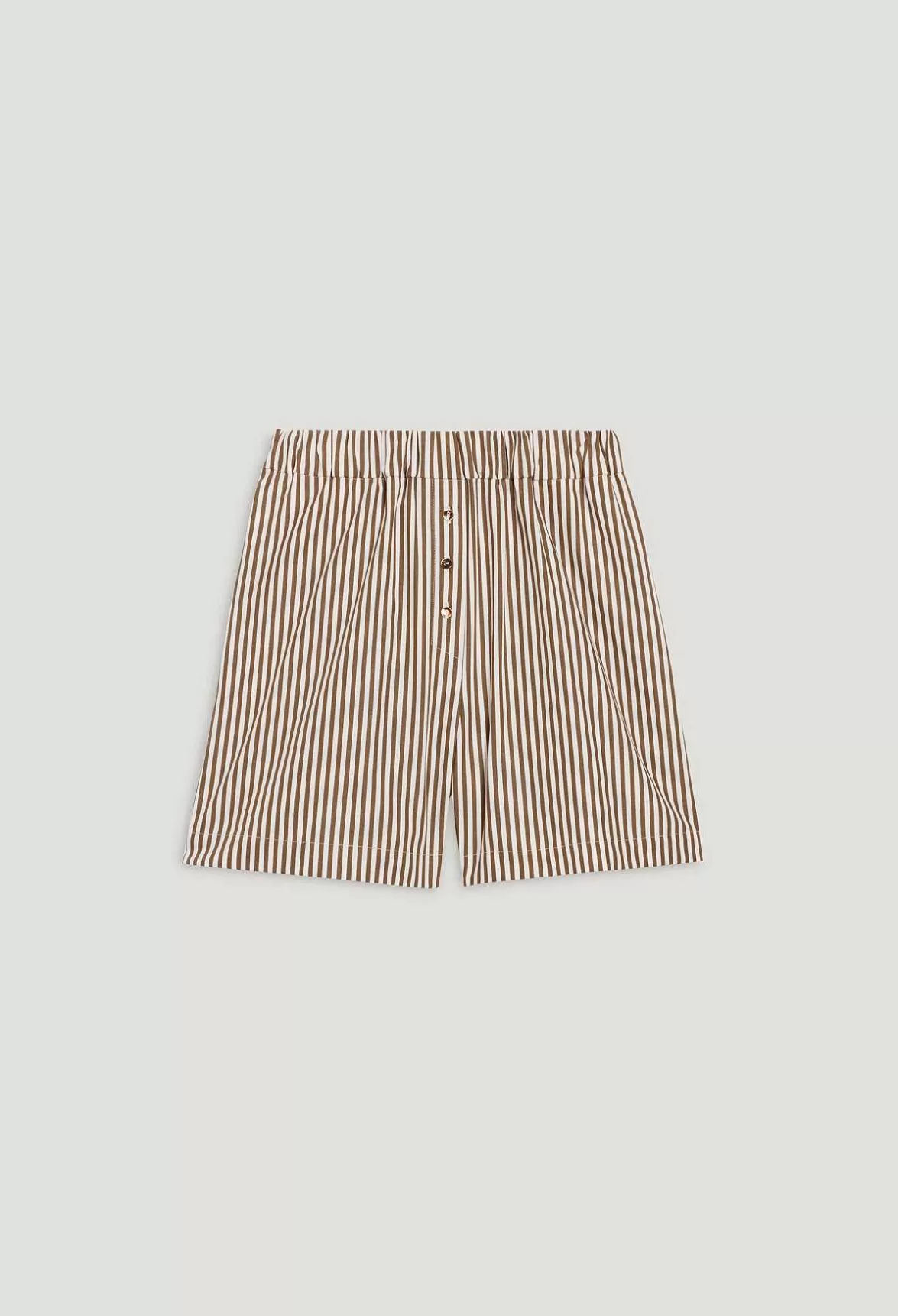 Claudie Pierlot Bronze Striped Shorts*Women Skirts And Shorts