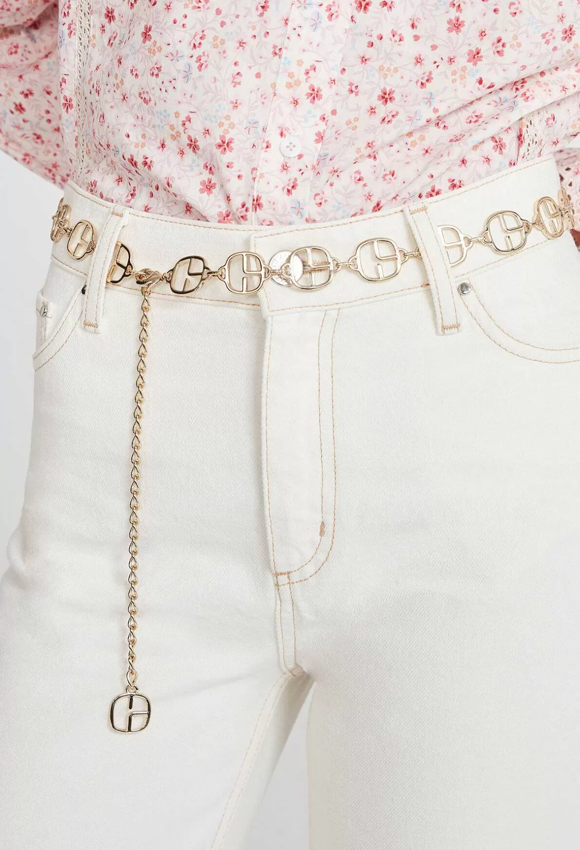 Claudie Pierlot Chain Monogram Belt*Women Belts