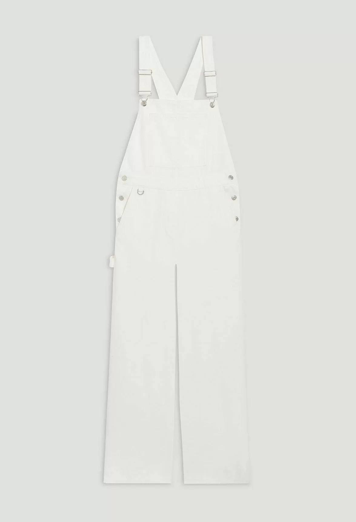 Claudie Pierlot Cream Denim Dungarees*Women Jumpsuits