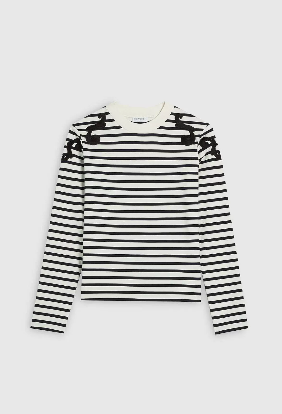 Claudie Pierlot Ecru Long Sleeved Top*Women Sweaters And Cardigans