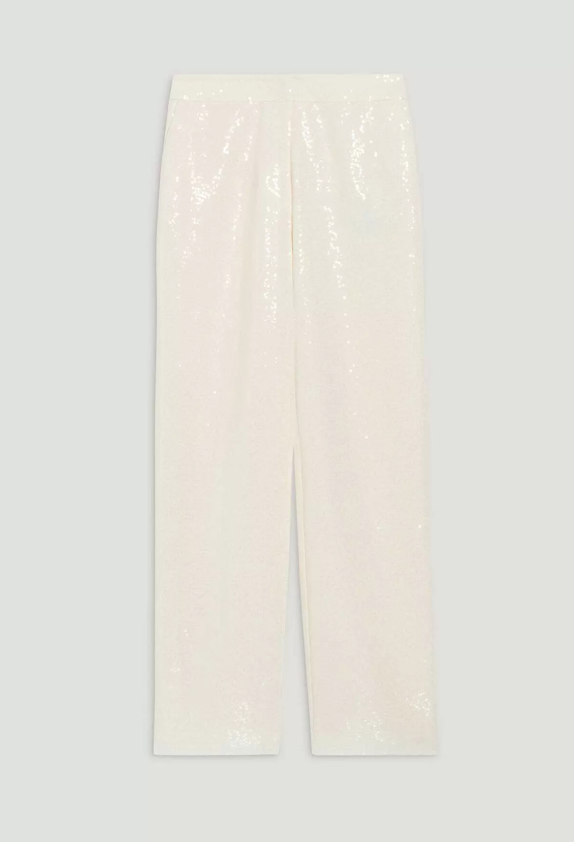 Claudie Pierlot Ecru Sequinned Trousers*Women Jeans And Trousers