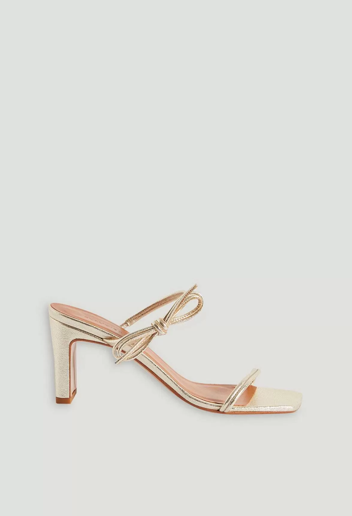 Claudie Pierlot Gold Leather Sandals*Women Sandals, Pumps And Mules