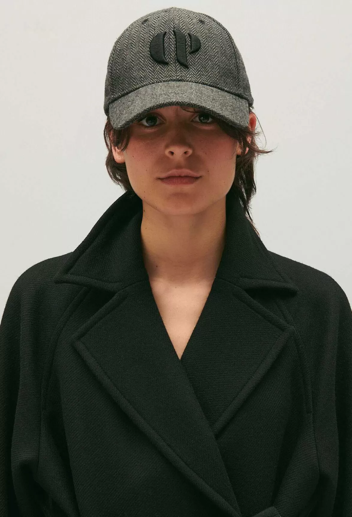 Claudie Pierlot Grey Tweed Cap*Women Hats And Bobs