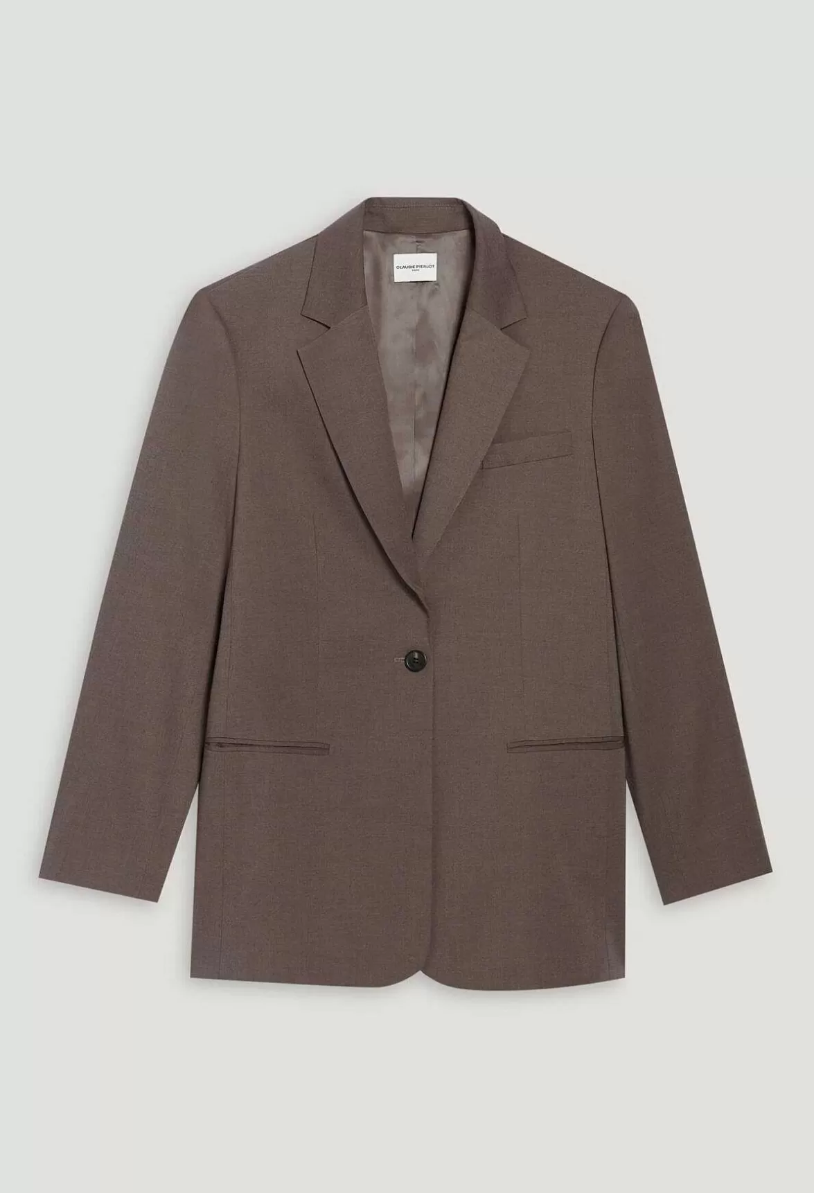 Claudie Pierlot Mocha Brown Suit Jacket*Women Blazers