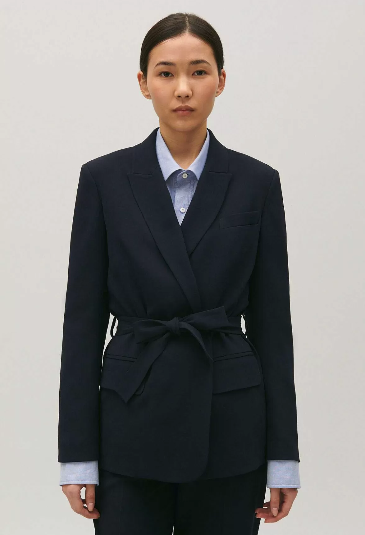 Claudie Pierlot Navy Blue Suit Jacket*Women Blazers