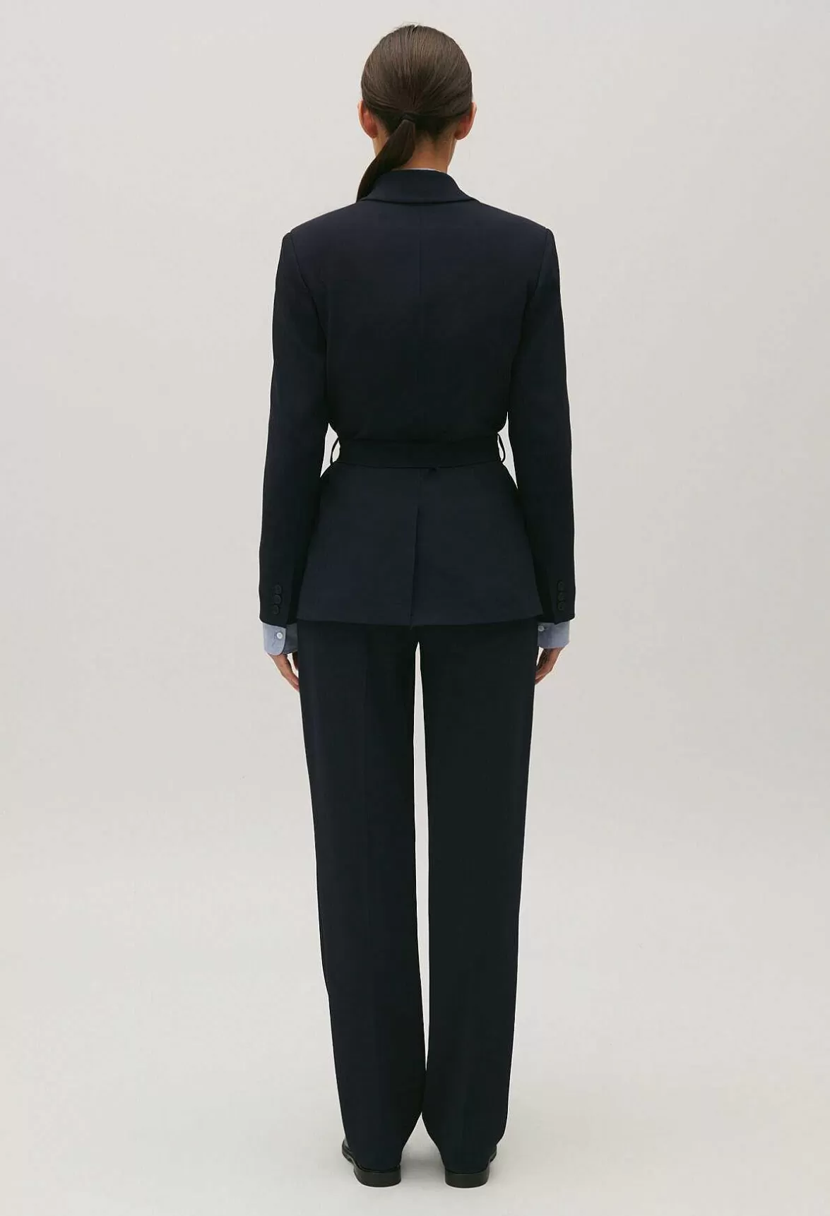 Claudie Pierlot Navy Blue Suit Jacket*Women Blazers