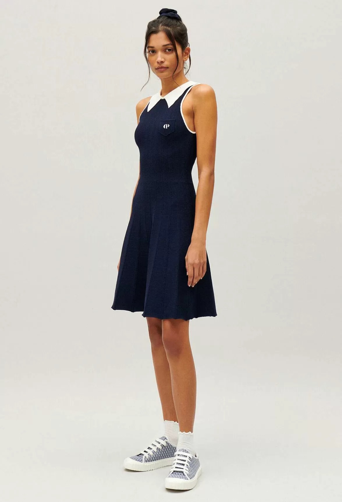 Claudie Pierlot Navy Blue Tennis Dress*Women Dresses