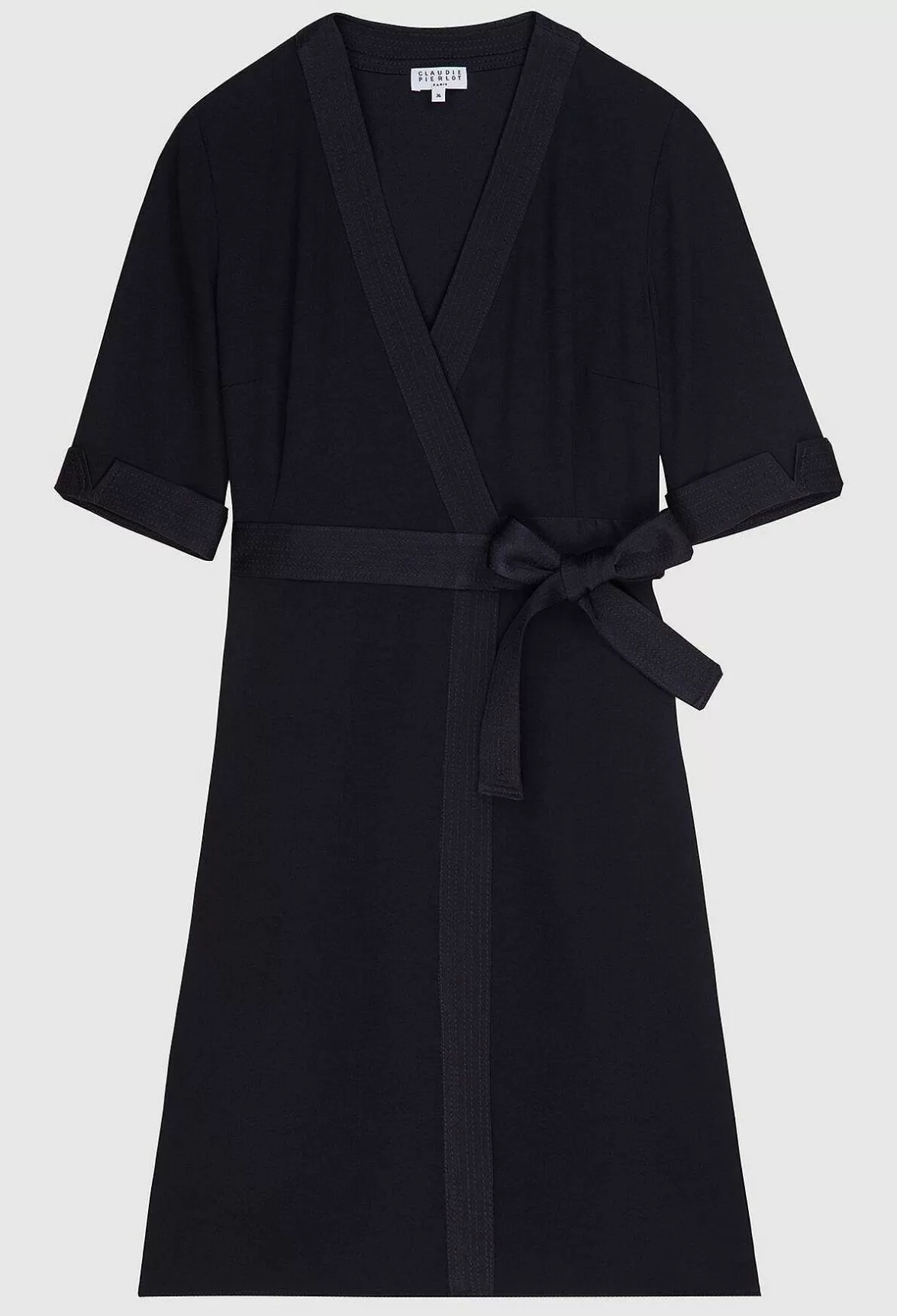 Claudie Pierlot Plain Wrap Dress*Women Dresses