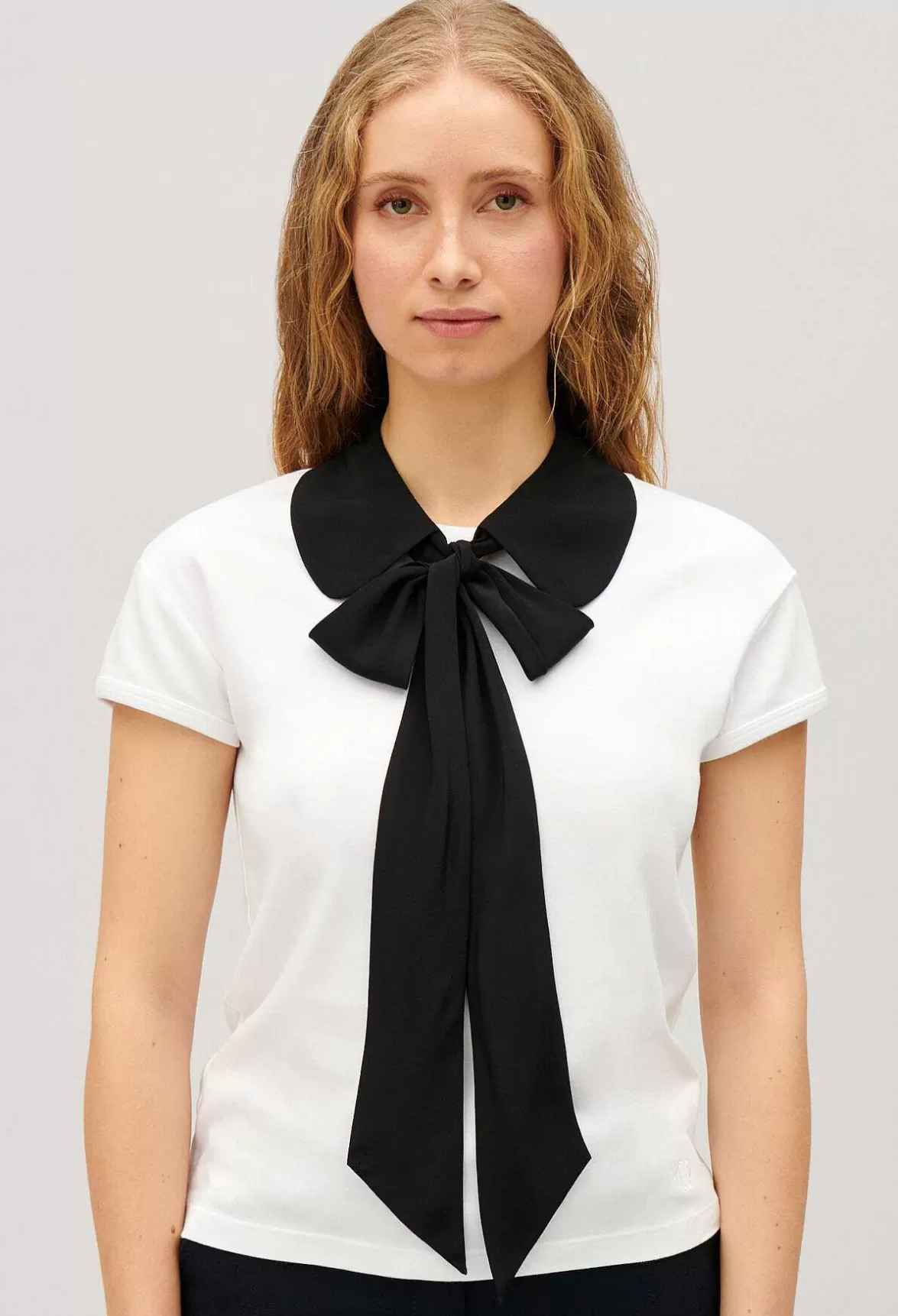 Claudie Pierlot Removable Silk Peter Pan Collar*Women Shawls And Collars