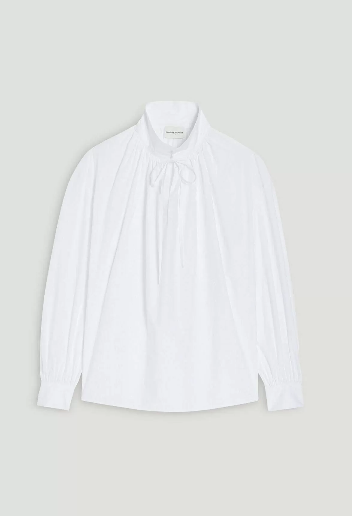 Claudie Pierlot White Poplin Shirt*Women Tops And Shirts